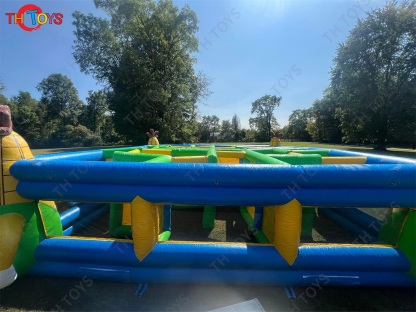 inflatable Halloween huanted house, customized inflatable corn maze Labyrinth arena laser tag games