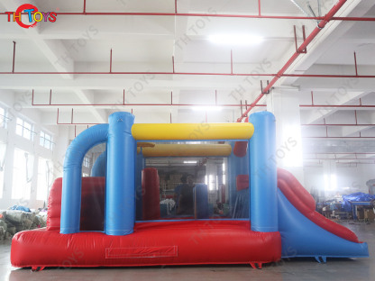 5.2x2.5m PVC Tarpaulin Inflatable Bouncer Cheap Inflatable Bouncy Castle Bounce House Toys with Slide