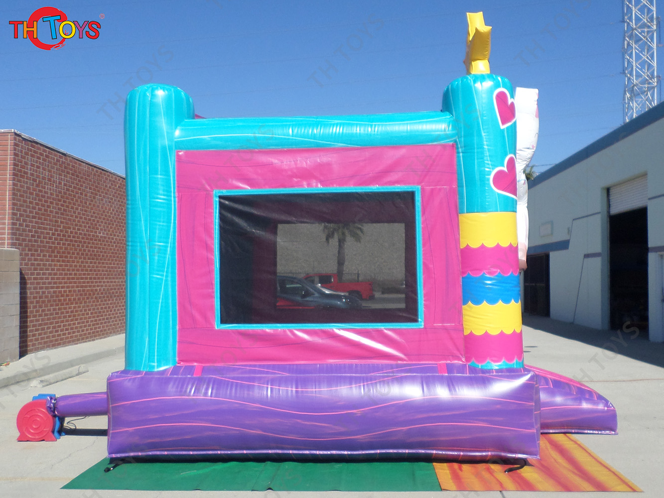 Dinosaur animal inflatable bouncy house, 2025 new style party rental inflatable jumper house for kids