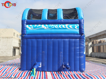 giant inflatable water slide, commercial inflatable water slide, dual lanes water slide amusement for kids N adults