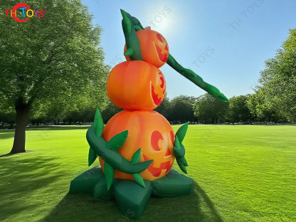 inflatable Halloween pumpkin Plant Model Inflatable Plant for Halloween Holiday Yard Decoration