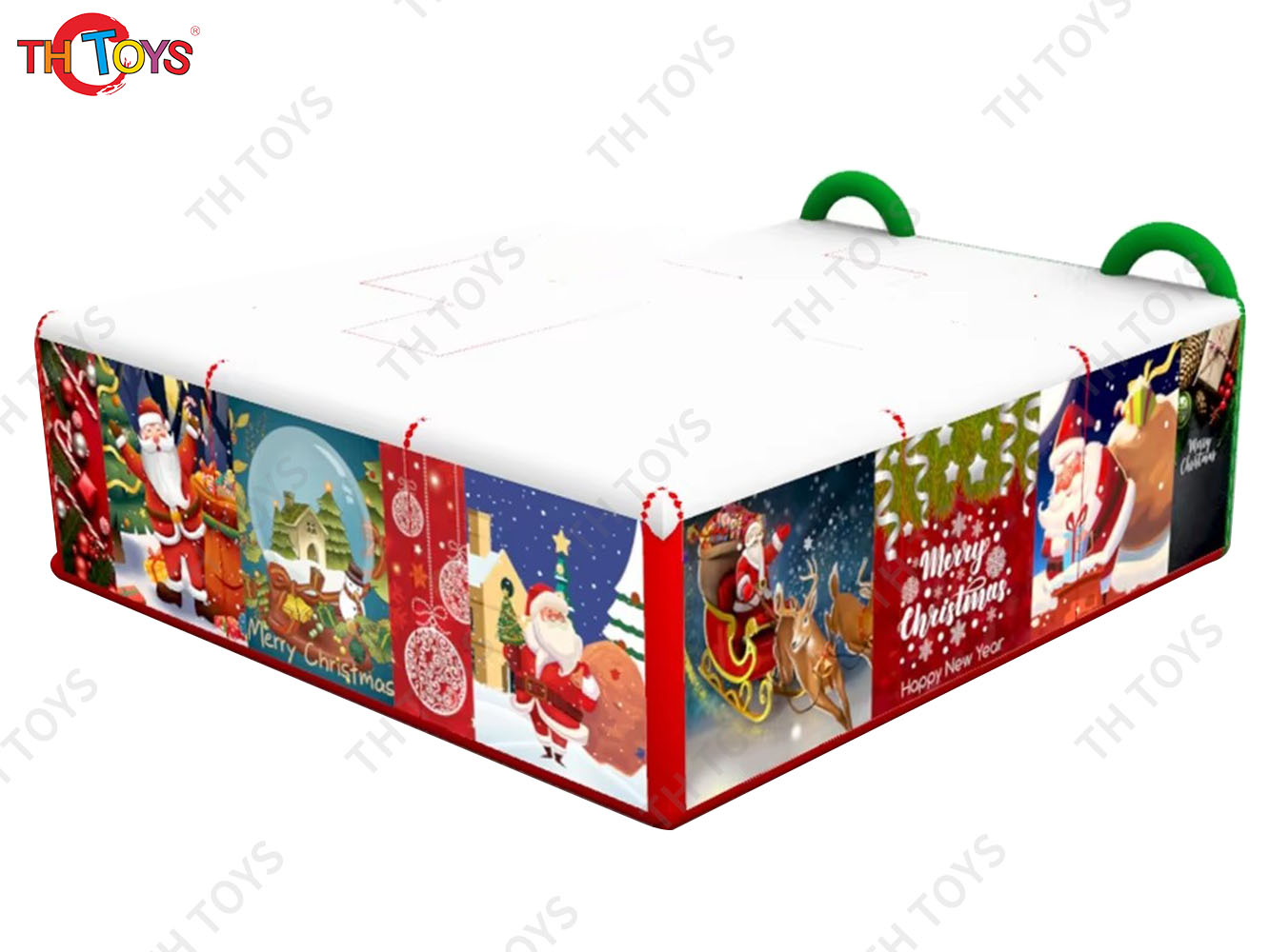 Party rental Christmas inflatable maze 6x6m inflatable laser tag games fun house for sale