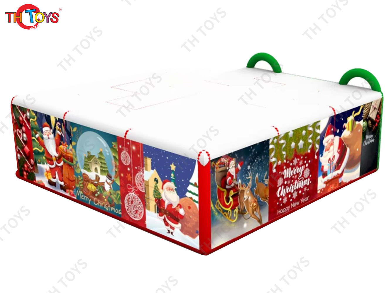 Party rental Christmas inflatable maze 6x6m inflatable laser tag games fun house for sale