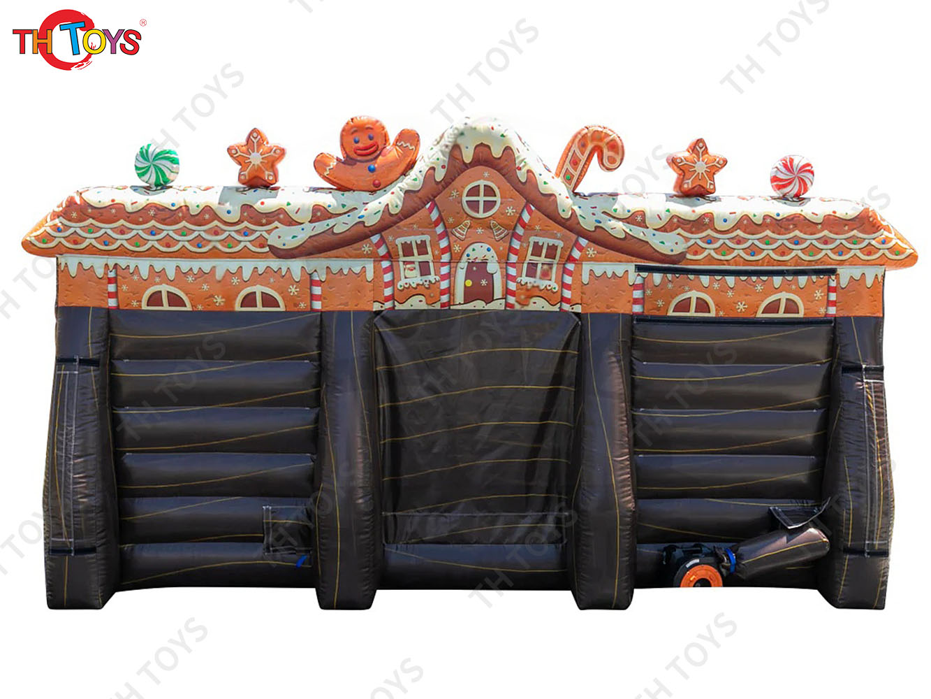 5.5x2.5x3m New Carnival Inflatable Gingerbread Games 3 in 1 Dart Game Shash game Ring Toss game