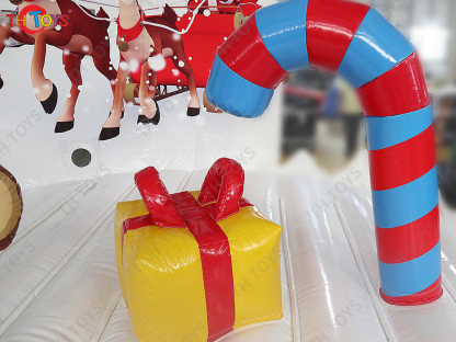 Christmas inflatable snow globe bubble tent, photo taking booth inflatable snow globe dome tent