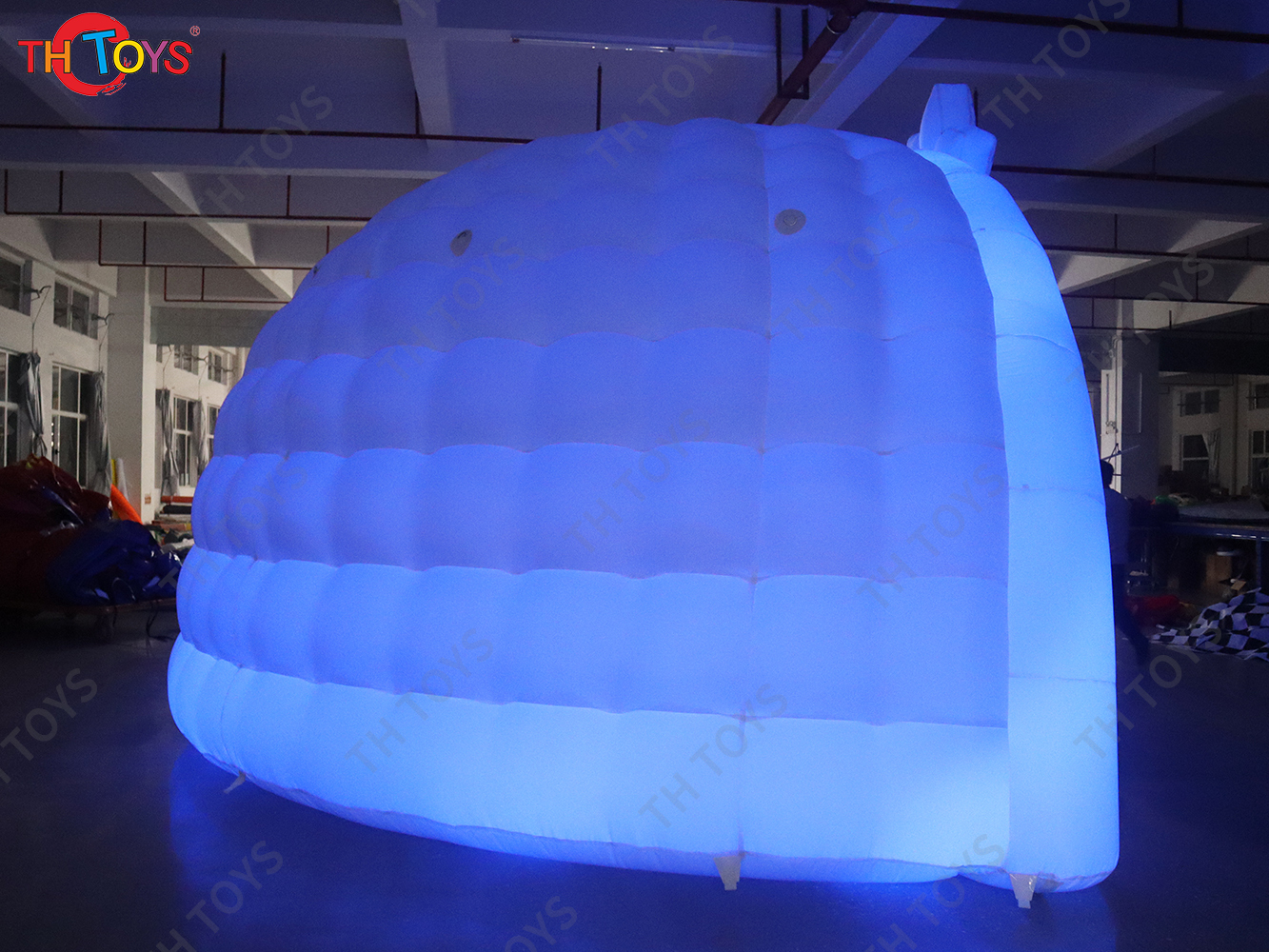 outdoor portable inflatable party tent, inflatable dome tent, blow up Snow Igloo with LED light