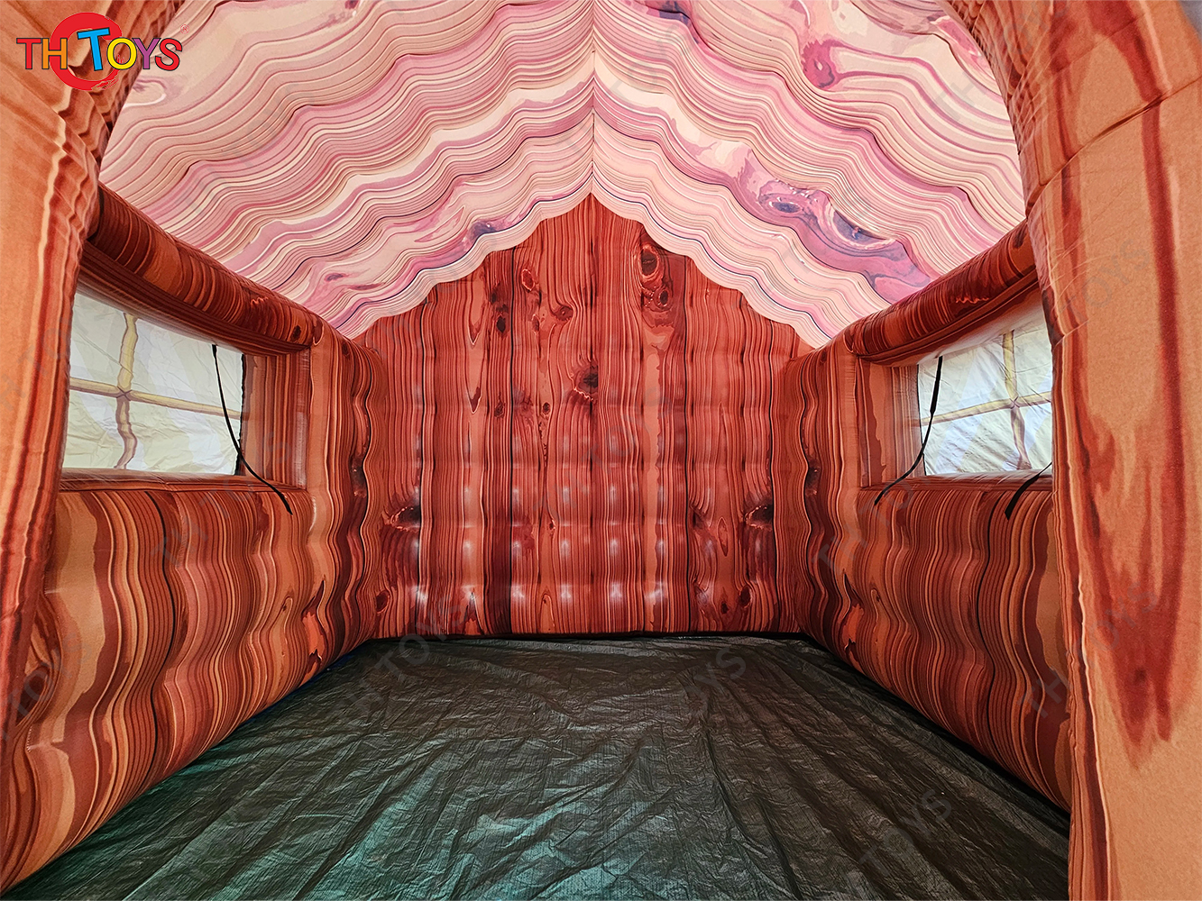 New beautiful Design Inflatable Grotto Santa Christmas Home Decoration House Tent