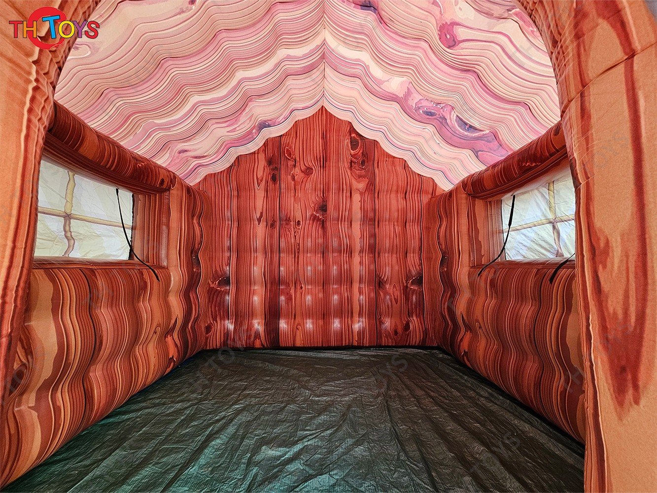 New beautiful Design Inflatable Grotto Santa Christmas Home Decoration House Tent