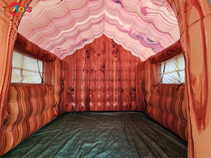 New beautiful Design Inflatable Grotto Santa Christmas Home Decoration House Tent