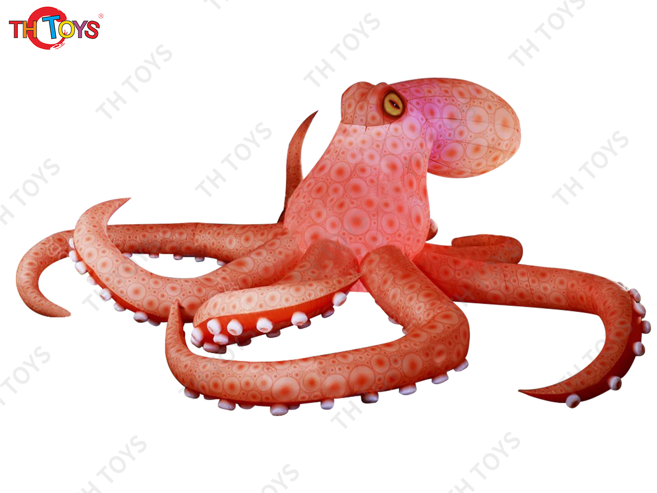 4M 5M Giant Inflatable Cartoon Octopus Air Blow Squid with Tentacles Nightclub Wall Decoration Halloween Event Advertising Props