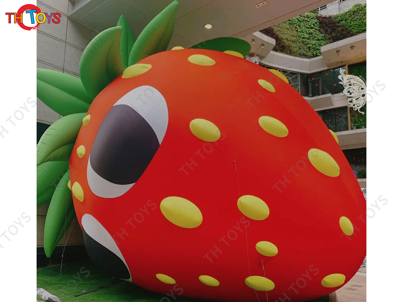 Giant Inflatable Strawberry Balloon 3D Blow Up Strawberry Inflatables Air Balloon