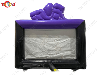 Inflatable Zombie Attack Axe Throwing And Archery Shooting Game