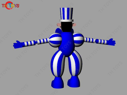 Cartoon Clown DIY Walking Dance Inflatable Air Model for Playground Performance Props Festival Supermarket Circus Puppet