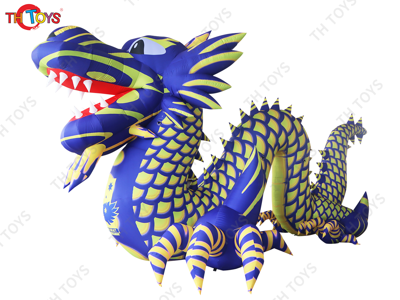 6m Long Giant Inflatable Dragon Airblow Chinese Dragon for Chinatown New Year Outdoor Event Party