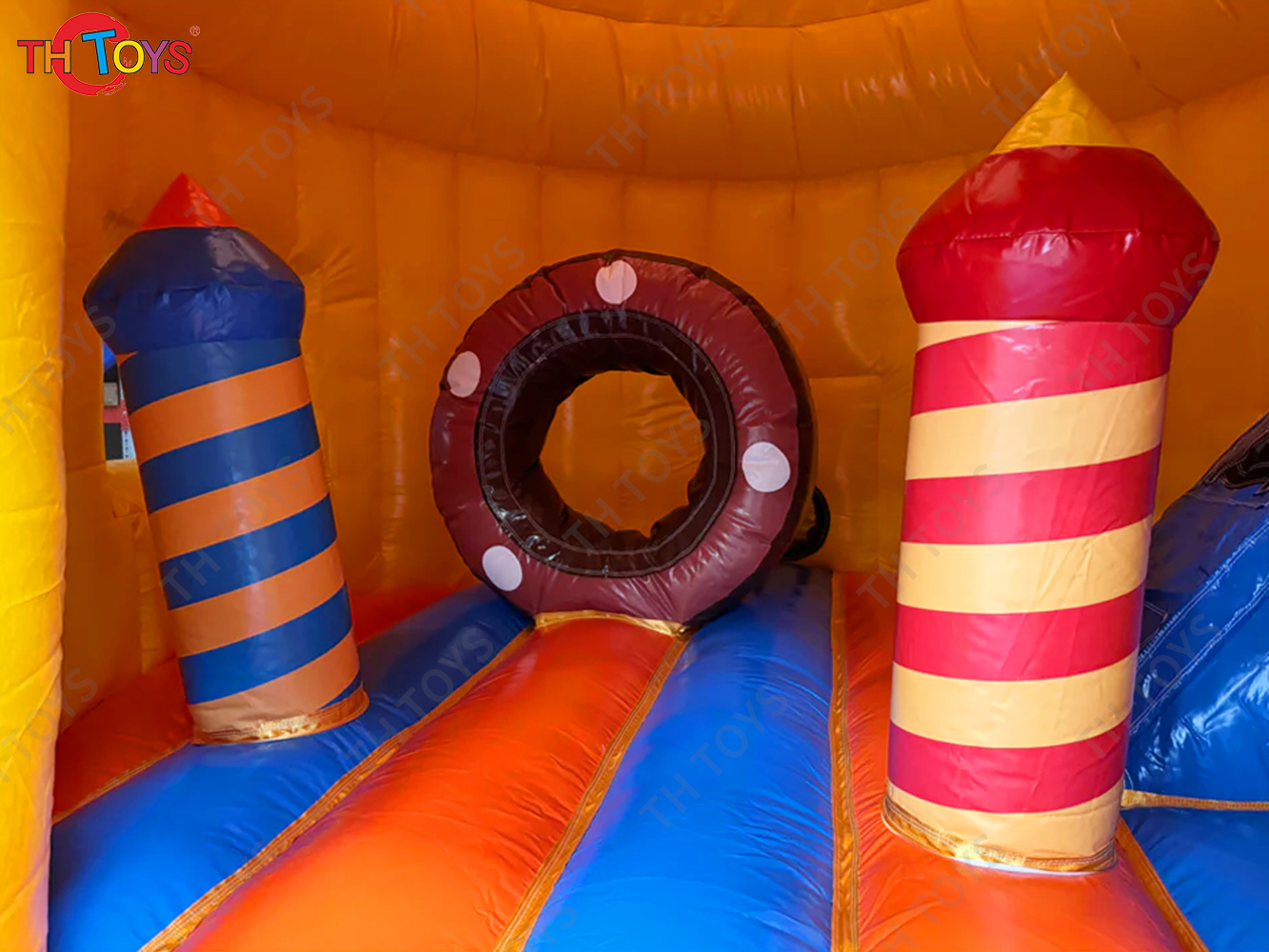 Inflatable Cake Bouncer Castles with cover Child Jumping Bouncy Castle Trampoline Bounce House Inflatable Bouncer