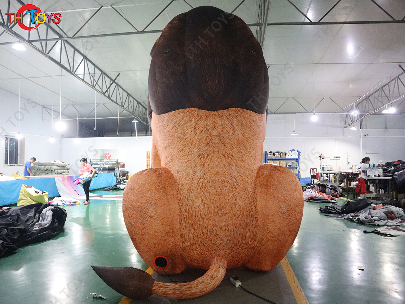 Outdoor Lifelike Giant Inflatable Lion Large Realistic Inflatable Animal Replicas For Park Decoration