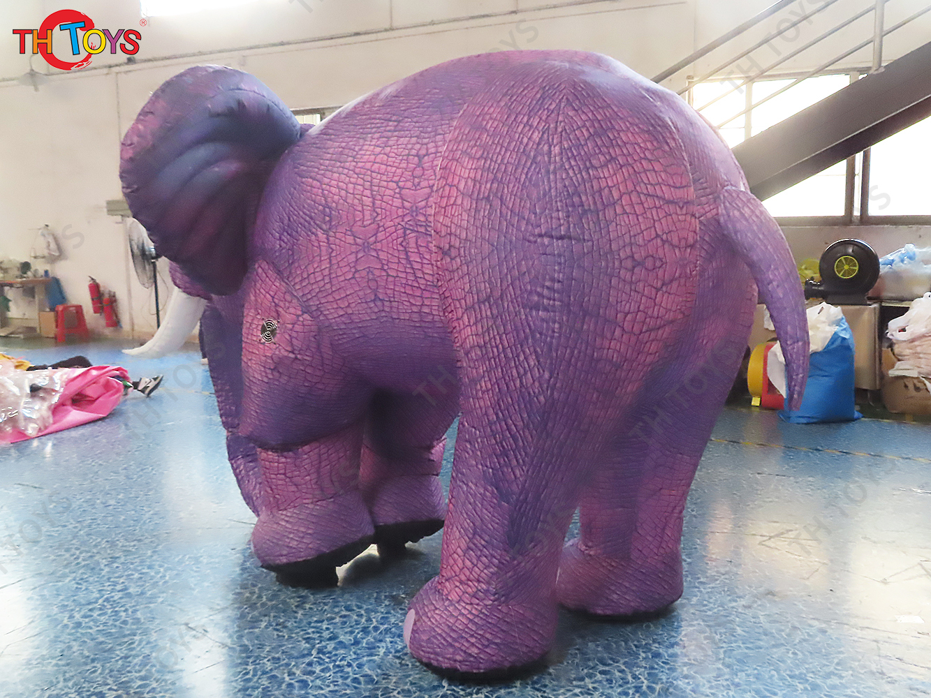 Golden Inflatable Elephant Model Blow Up Animal Balloon for Decoration Advertising