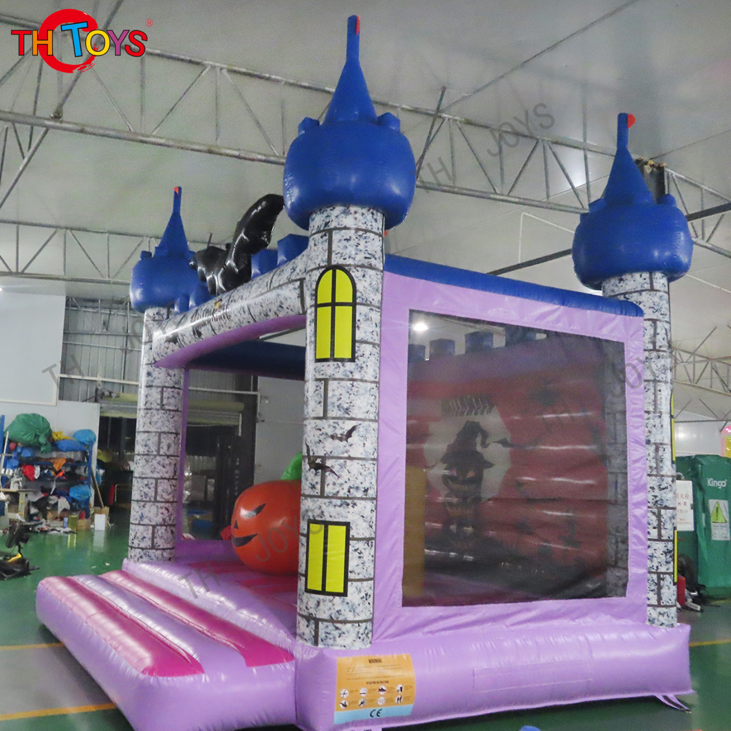 Outdoor halloween inflatable haunted bounce house inflatable jumping bouncy castle inflatable bouncer for kids