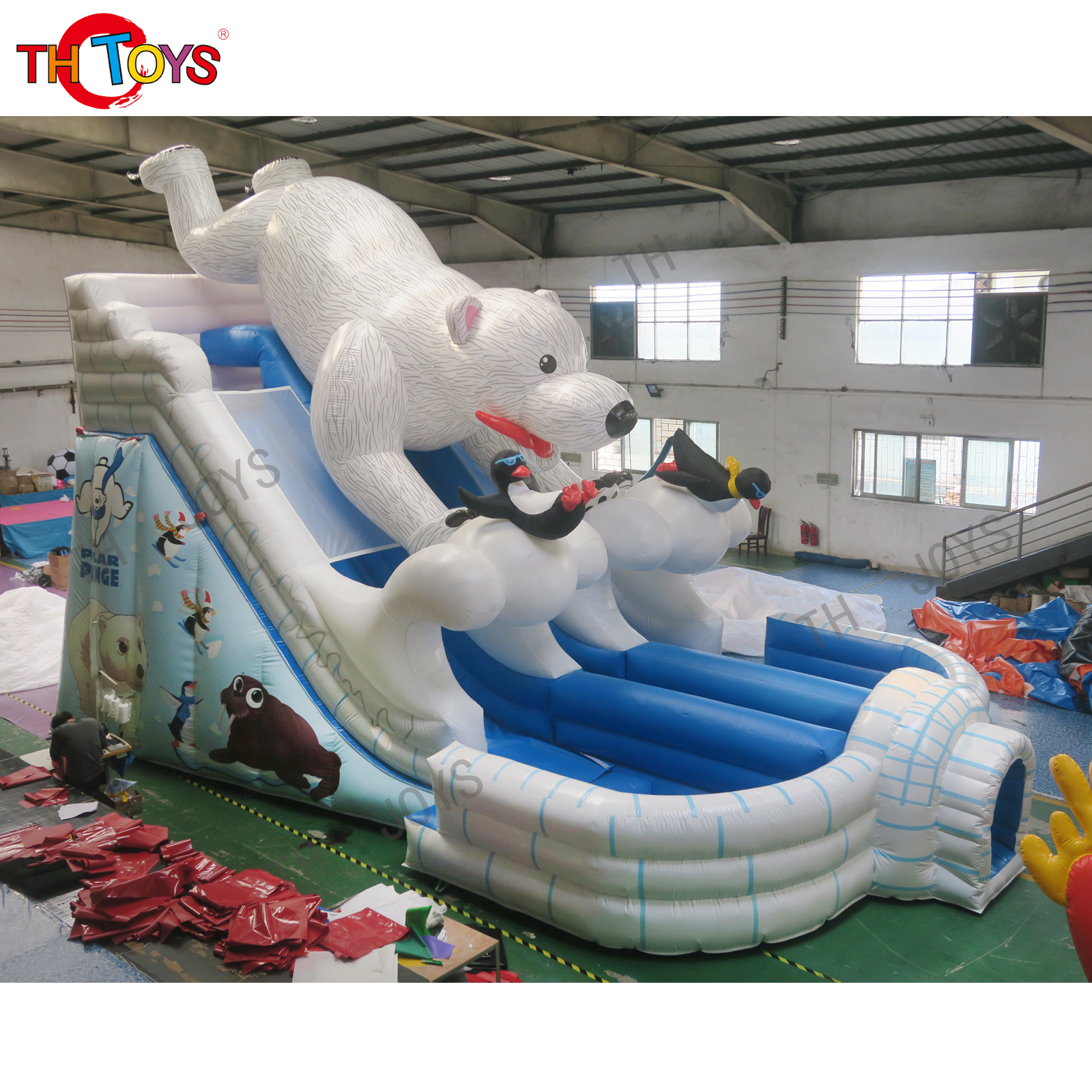 Inflatable slide-16