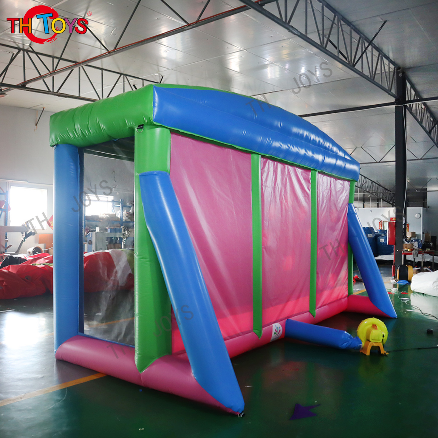 Outdoor Large Carnival Games Inflatable Darts Soccer Field 3 In 1 Shooting Sport
