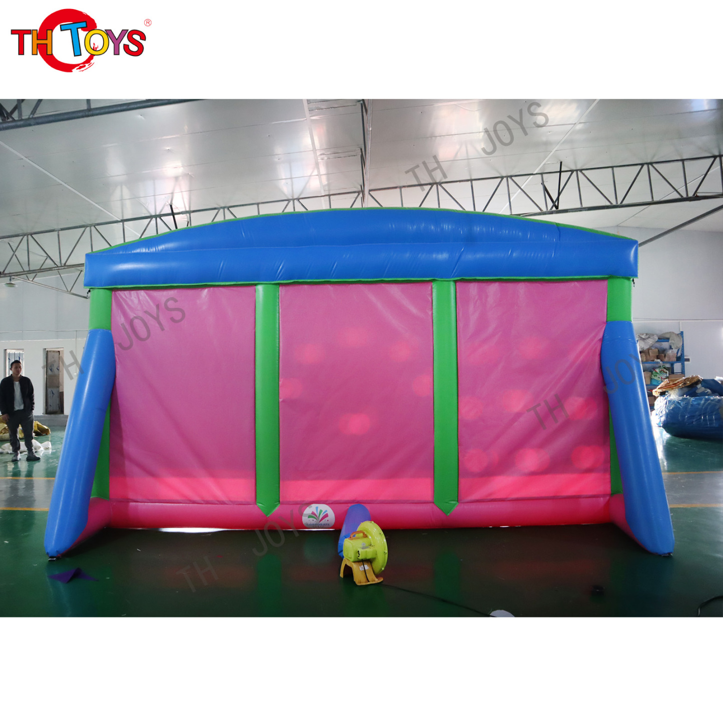 Outdoor Large Carnival Games Inflatable Darts Soccer Field 3 In 1 Shooting Sport