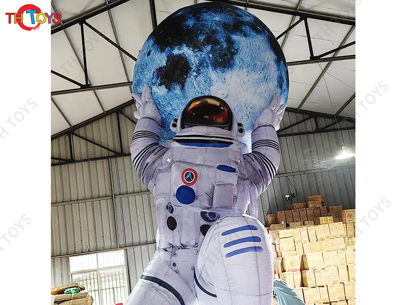 Costume with Stage Big Inflatable Spaceman with Blower for Space themed Party Cinema Mall Decoration