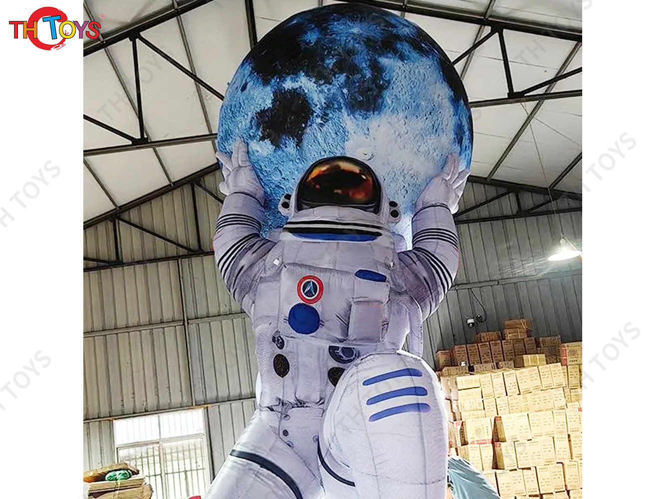 Costume with Stage Big Inflatable Spaceman with Blower for Space themed Party Cinema Mall Decoration