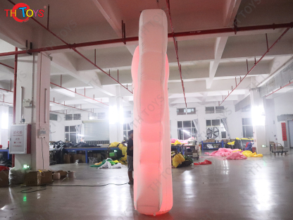 Colorful LED Lightings Inflatable Angel Arch for Night Parties, Adorable Inflatable Arch With Wings for Promotional Activities