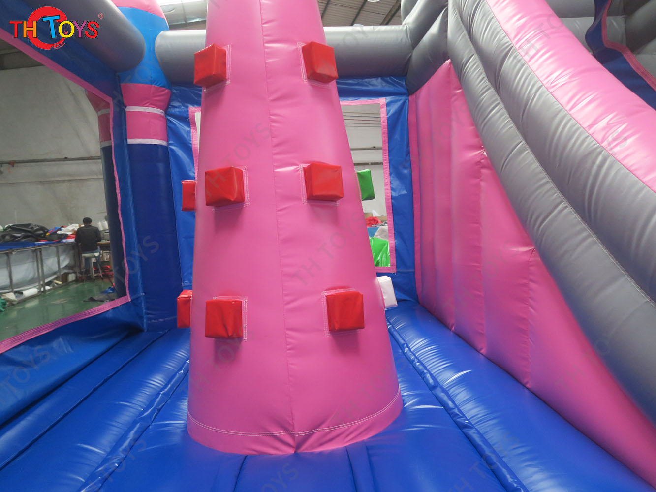 4.5x4m Elephant Bouncer Castle Durable Inflatable Slide Bounce House with Slide for Sale