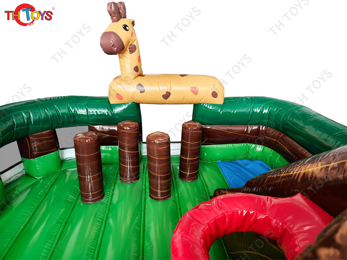 6x4m Inflatable Jungle Playground Jumping Castle