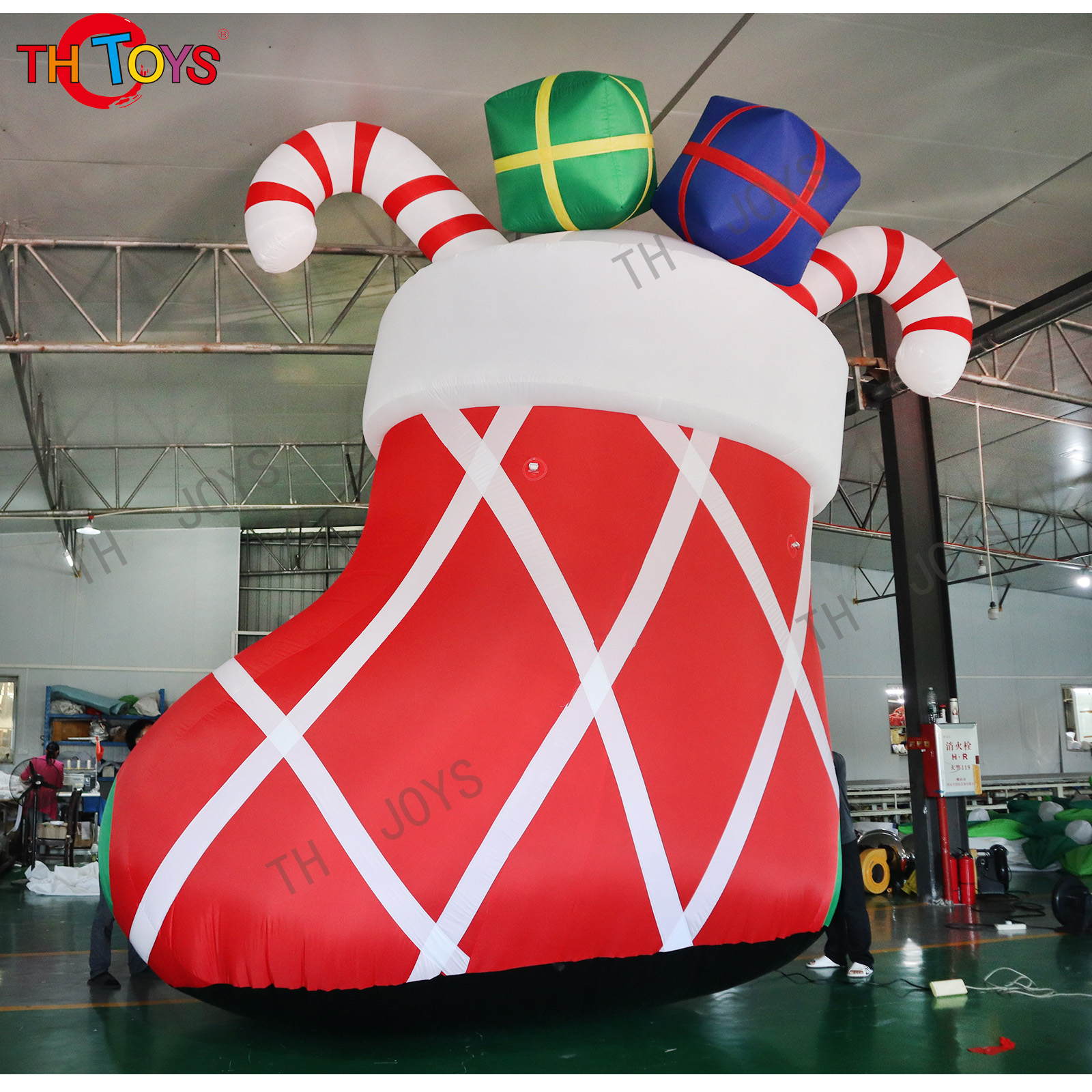 Ange Outdoor Custom red inflatable boots / inflatable christmas shoe for decoration