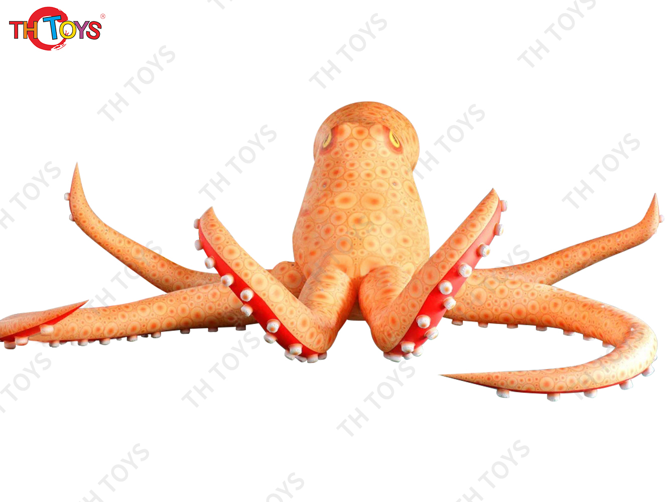 4M 5M Giant Inflatable Cartoon Octopus Air Blow Squid with Tentacles Nightclub Wall Decoration Halloween Event Advertising Props