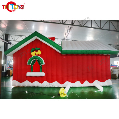 Christmas Decoration Giant Inflatable Christmas House Outdoor Camping Tent House