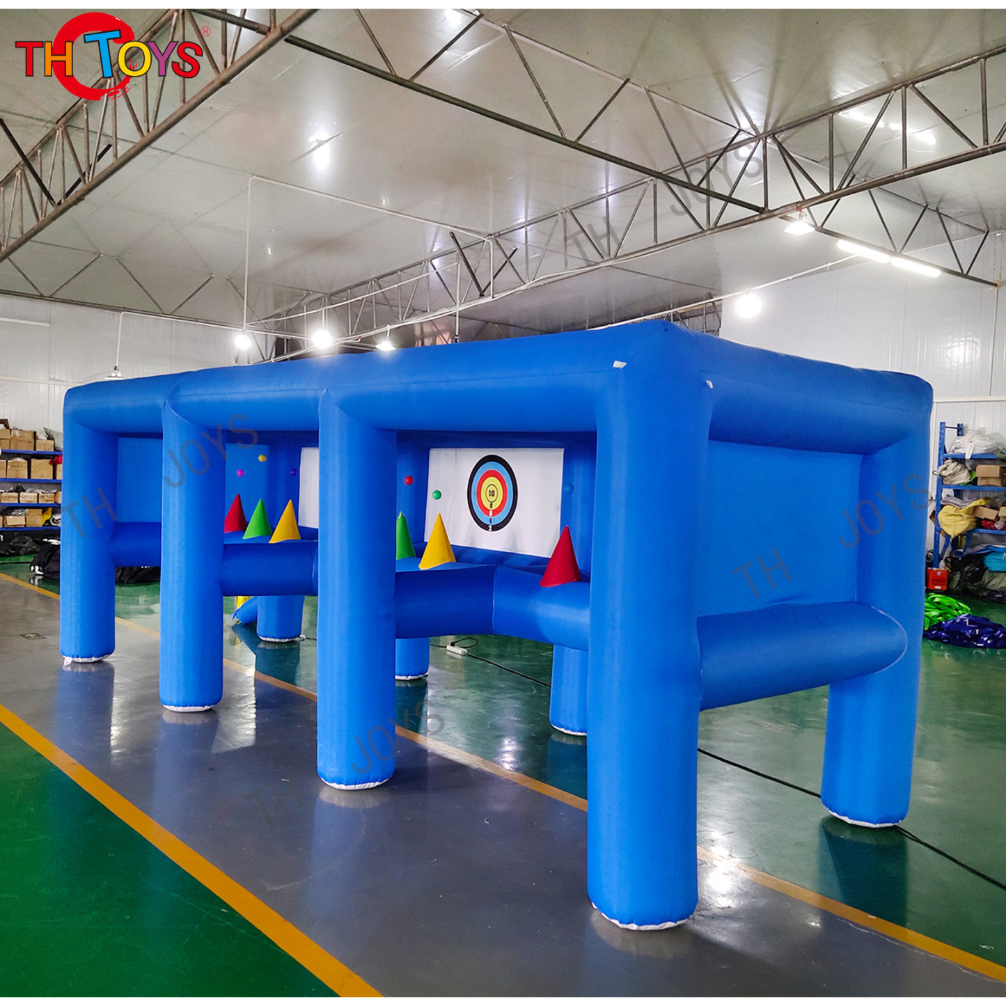 Modular Game Inflatable Carnival 3 in 1 Sports Zone Interactive Game for Kids Adults