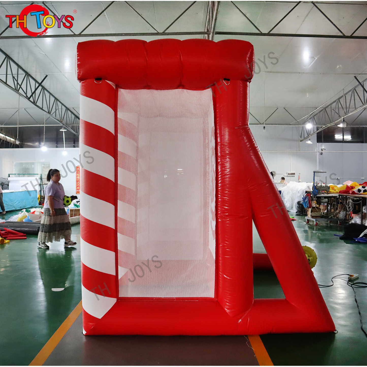 3-in-1 Inflatable Carnival Game Inflatable Interactive Sports Play Game with Blower