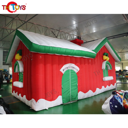 Christmas Decoration Giant Inflatable Christmas House Outdoor Camping Tent House