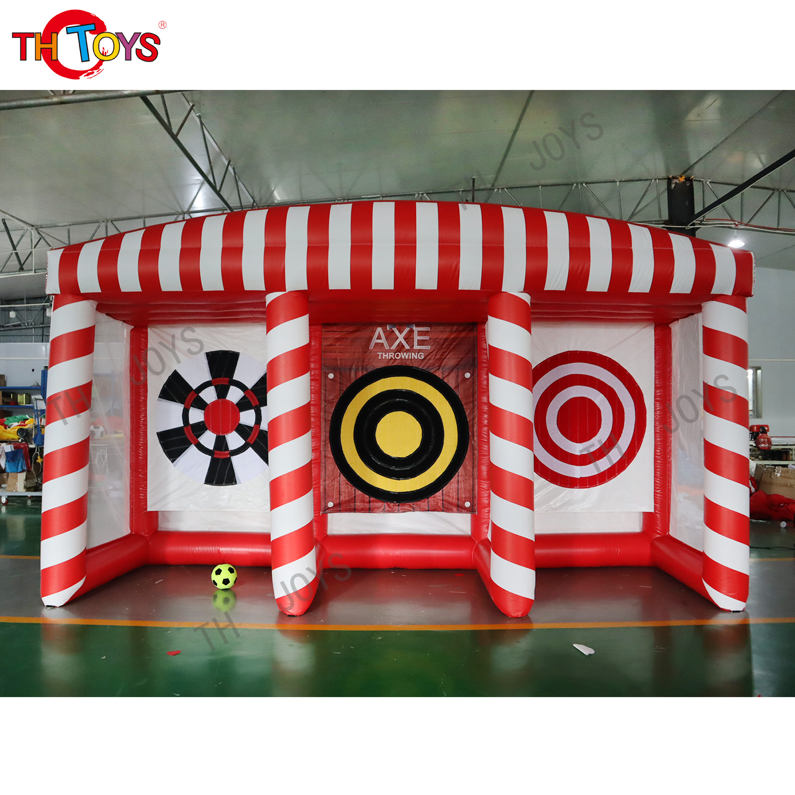 3-in-1 Inflatable Carnival Game Inflatable Interactive Sports Play Game with Blower