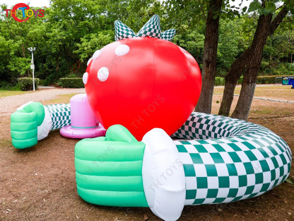 Giant Inflatable Strawberry Device Inflatable Strawberry Balloon