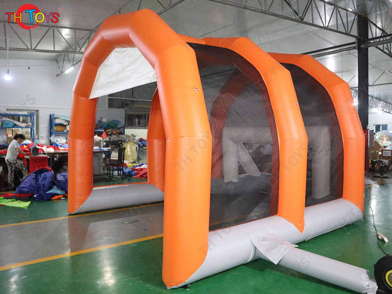 Bouncy Goalkeeper sport inflatable Commercial Inflatable Soccer Goal Football Shoot Out Game with Blower