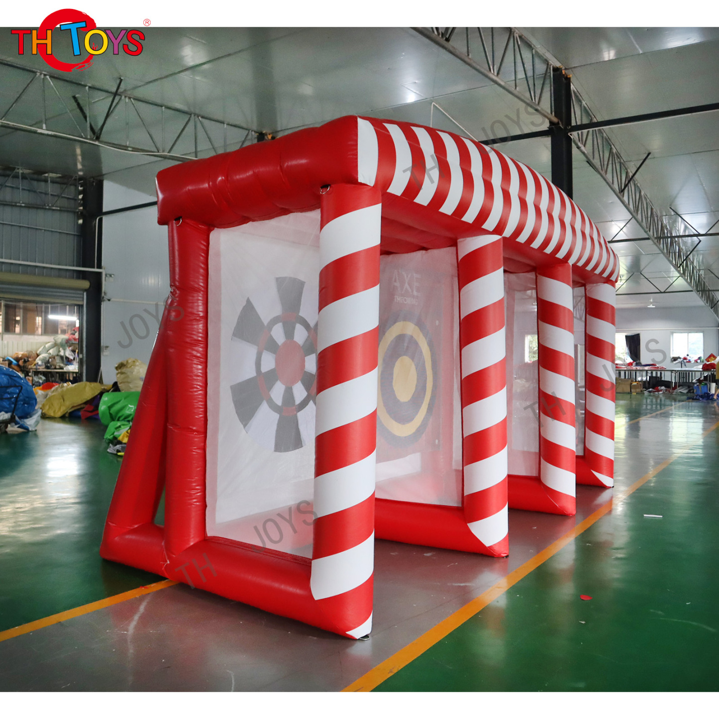 3-in-1 Inflatable Carnival Game Inflatable Interactive Sports Play Game with Blower