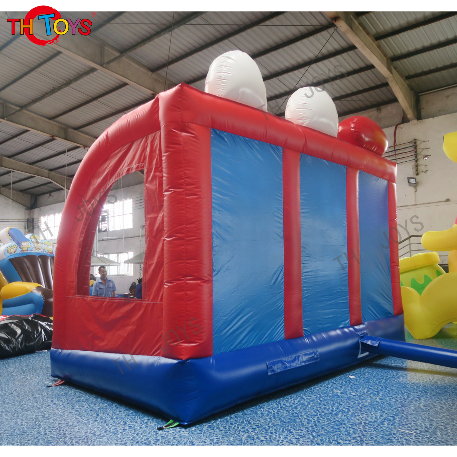 Indoor outdoor carnival sport 3 in 1 inflatable games for events
