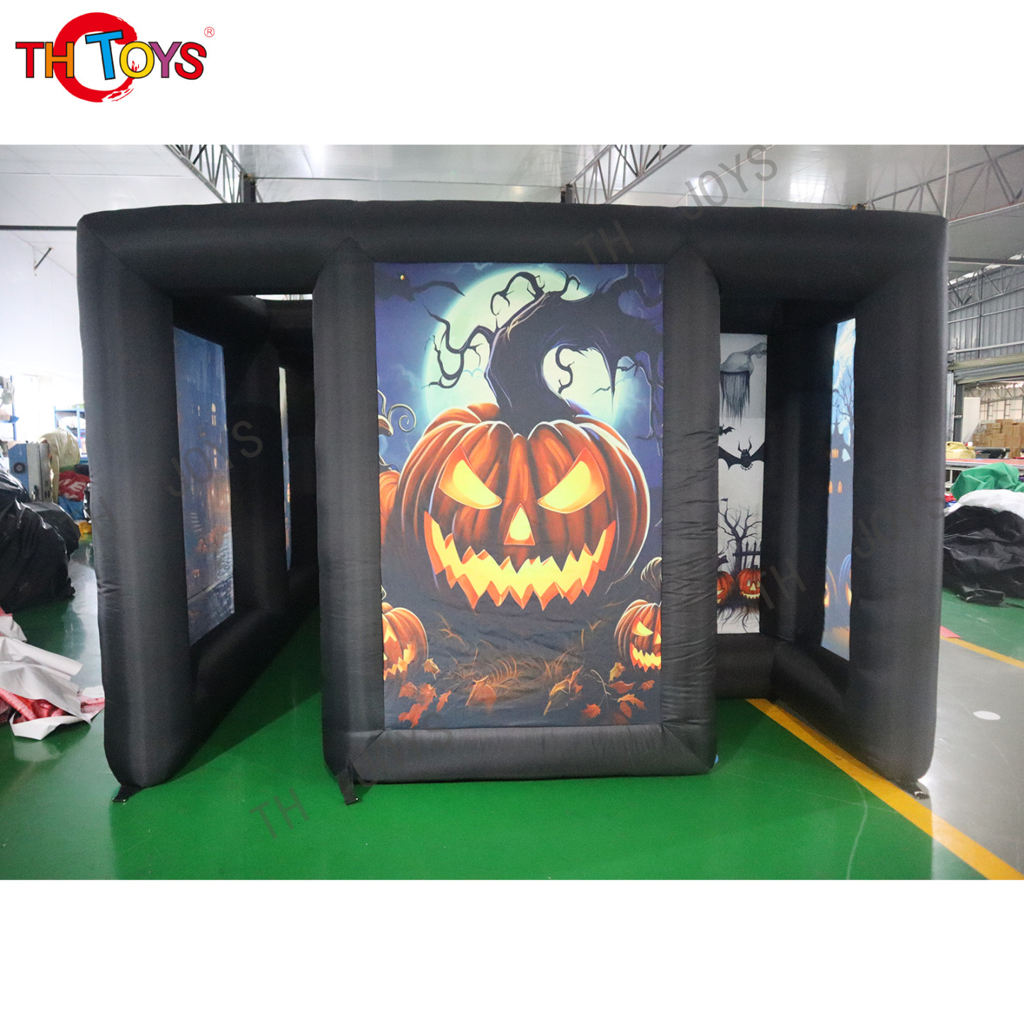 Commercial halloween haunted house inflatable maze for sale