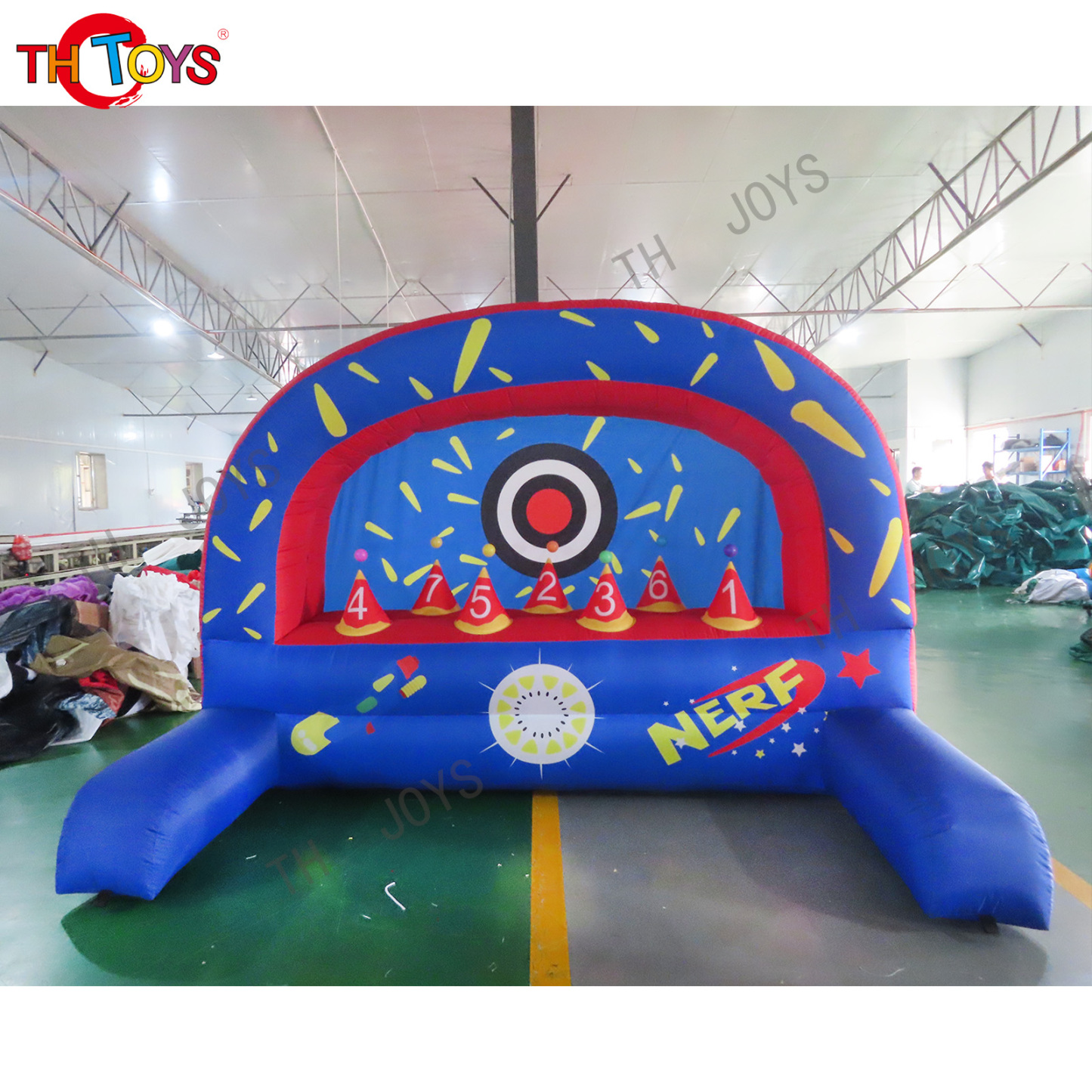 Inflatable Target Shooting Carnival Games For Party with balls Inflatable Archery Target Practice Sport Game