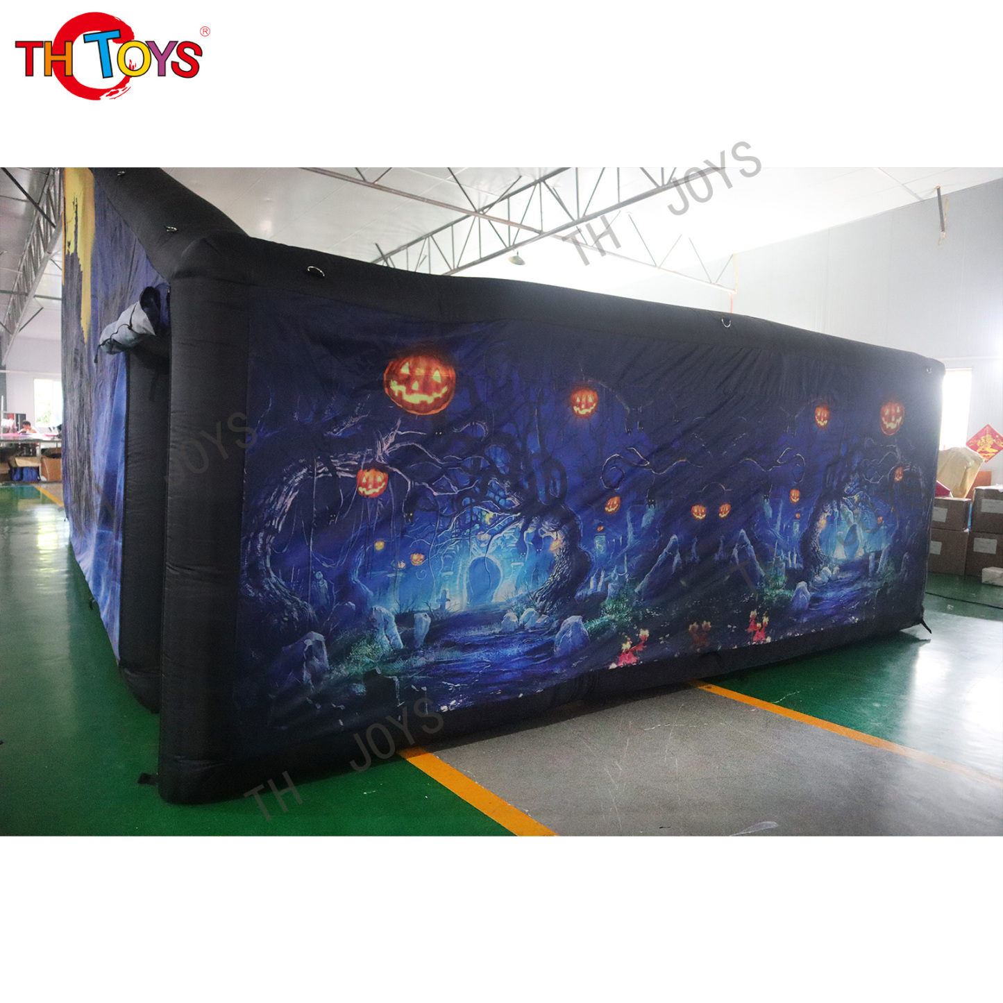 inflatable haunted house maze, haunted house inflatable maze for Halloween
