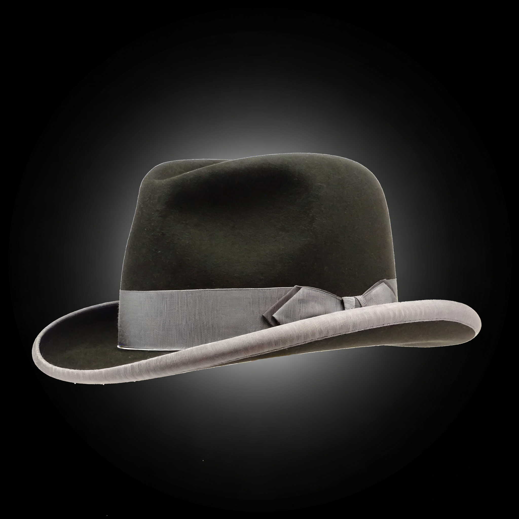 Smoky Grey Trimmed Holmburg Hat