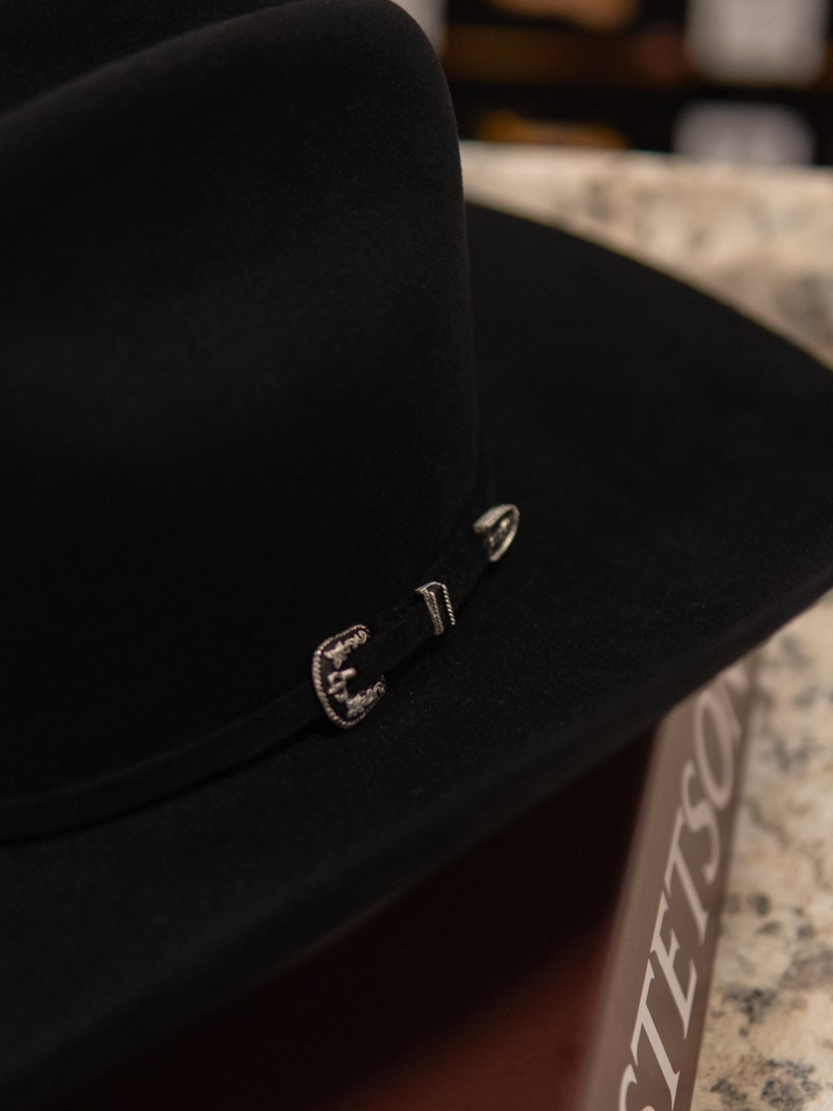 Stetson 250th 6X Skyline Black Felt Hat