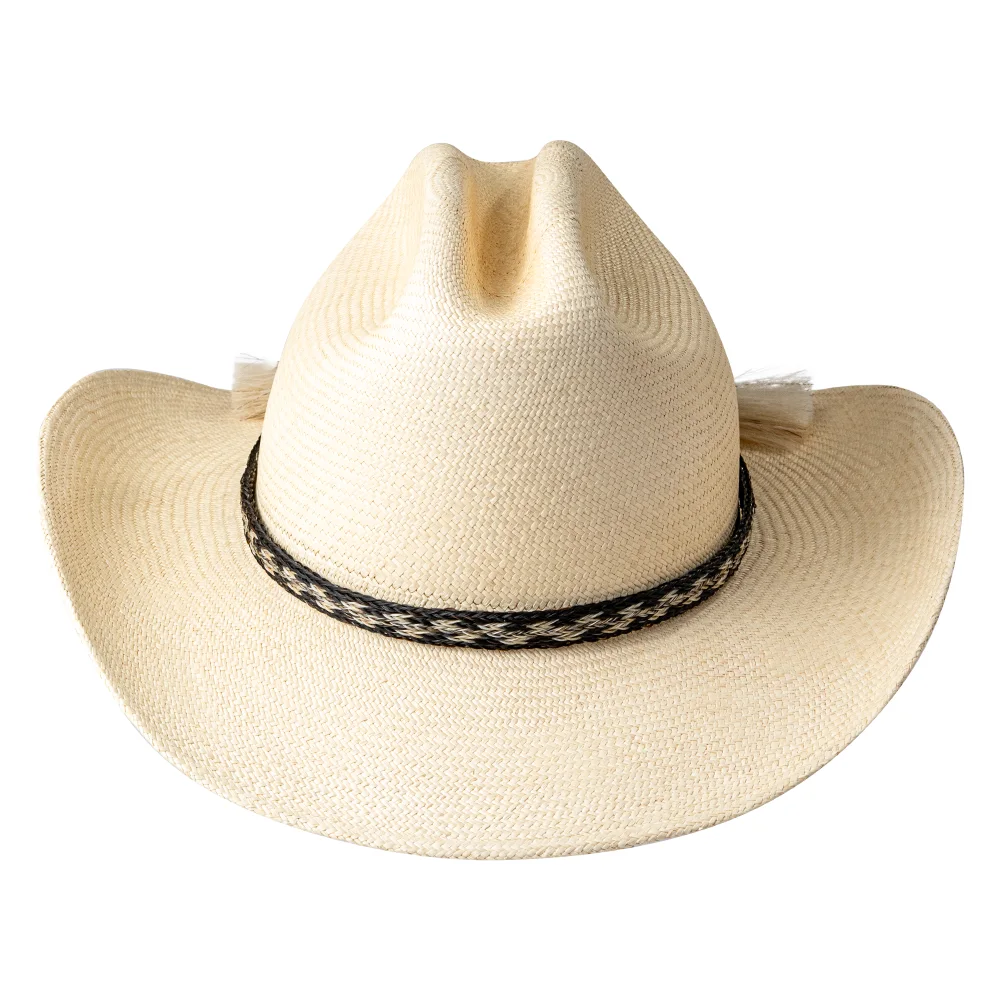 Montecristi Panama Hat - Western Horsehair Strap