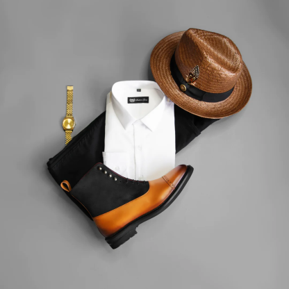 Straw Trilby Fedora Hat – Coffee