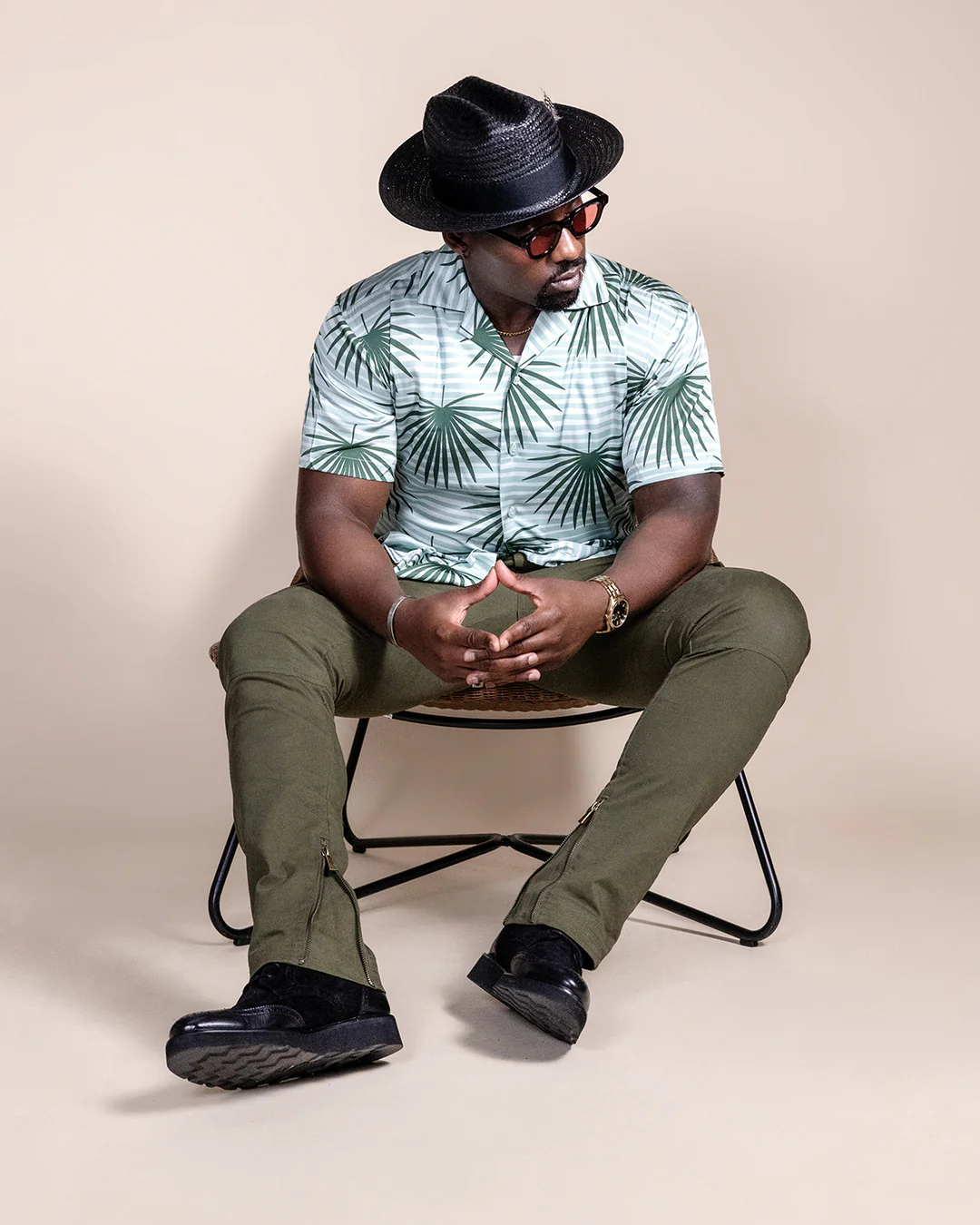 Miller Ranch Straw Fedora Hat - Ebony