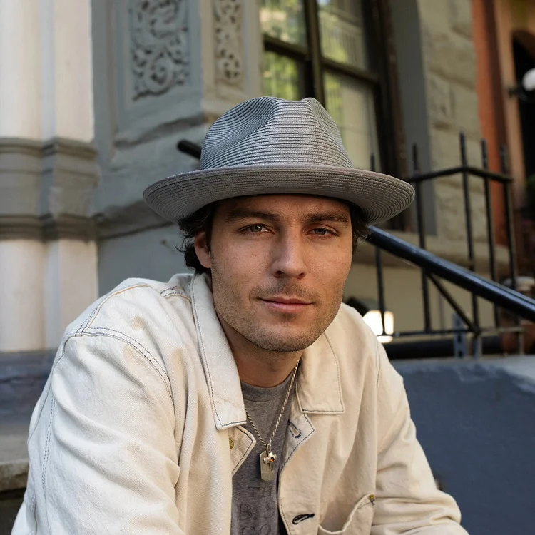 STRATOLINER HEMP FEDORA -Grey